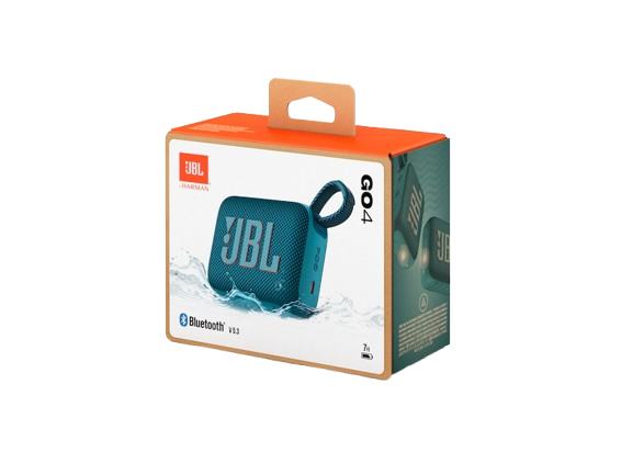 JBL Go 4 Portable Bluetooth Speaker, Blue